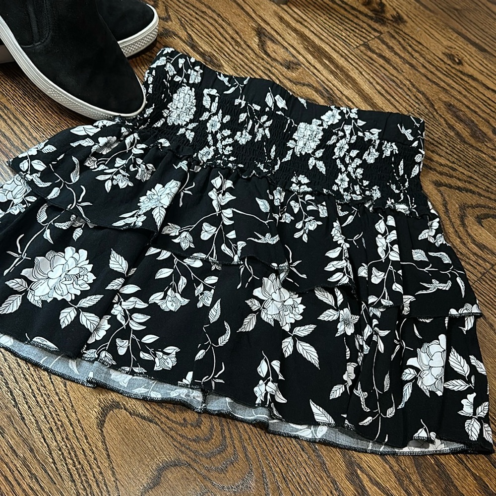 Black & White Altar’d State Tiered Skirt